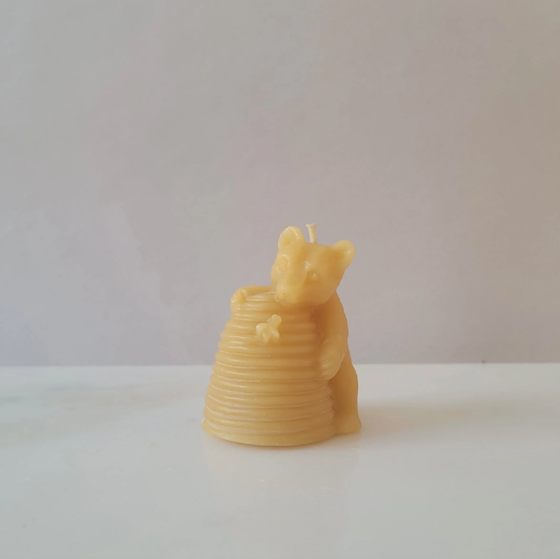 Barletta Beeswax Candle - Honey Bear