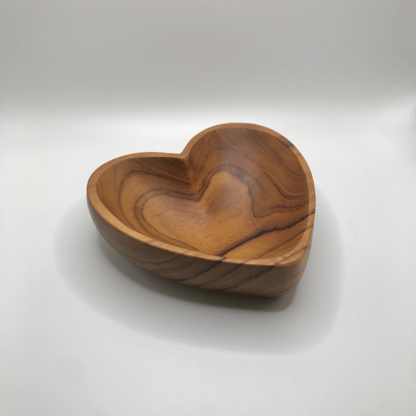 Teak Wood Bowl, Heart