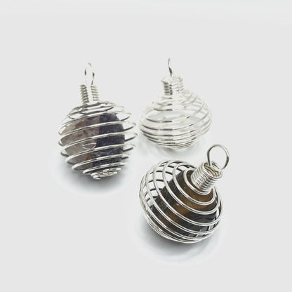 Spiral Cage Pendants