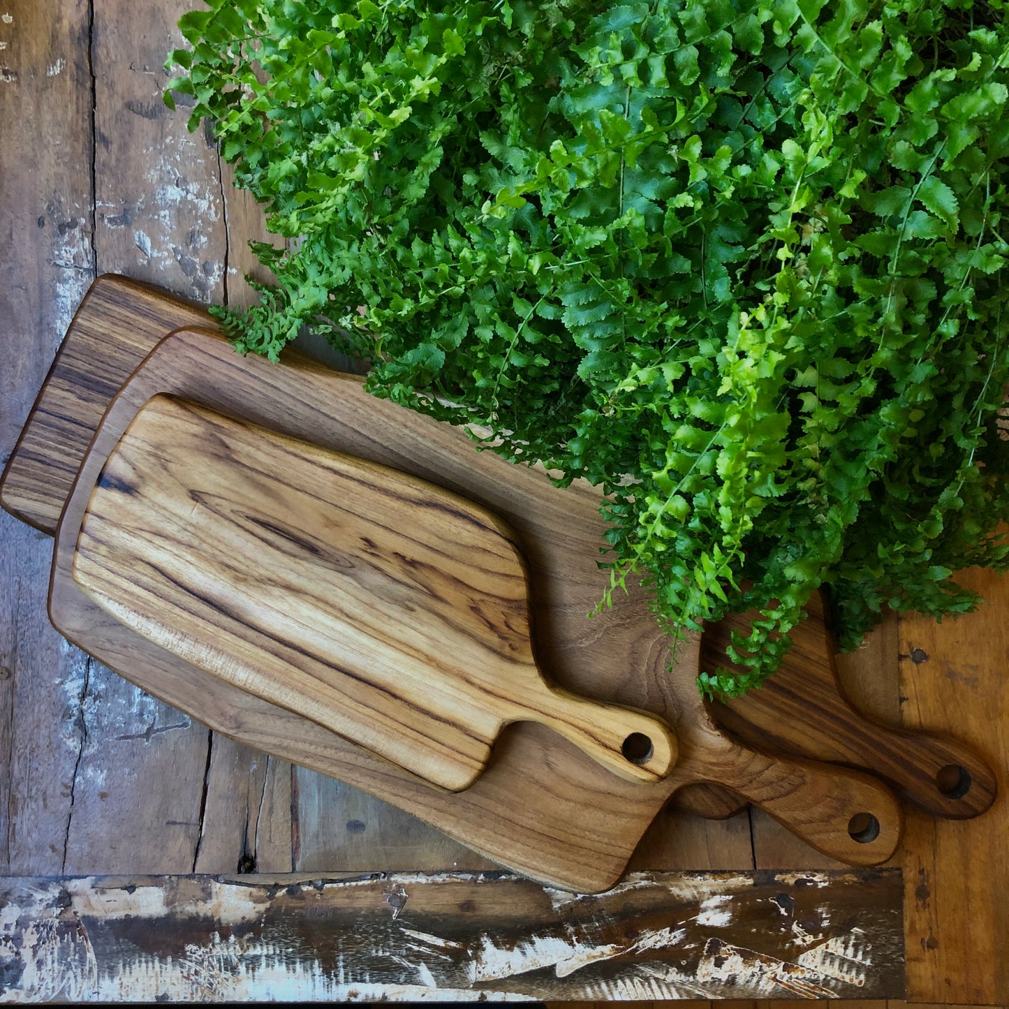 Teak Wood Cutting Board, Curved