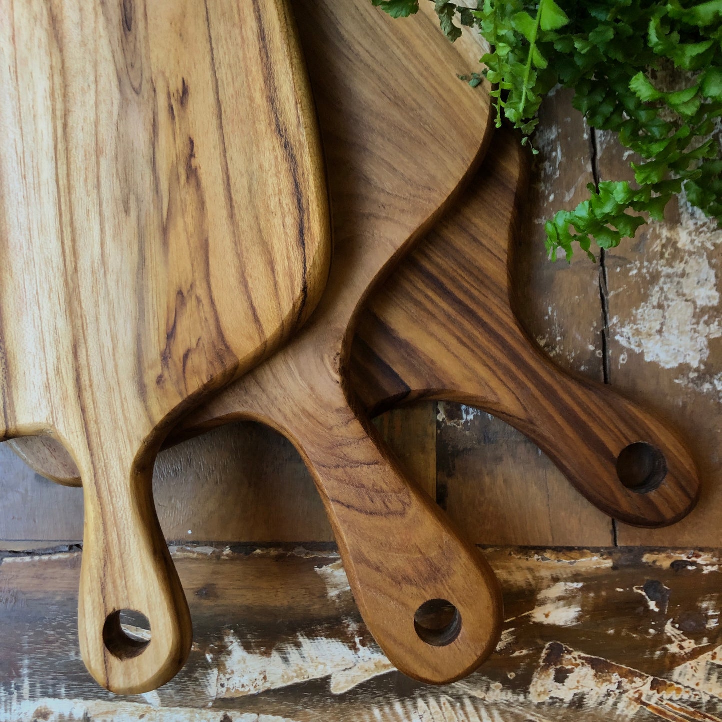 Teak Wood Cutting Board, Curved