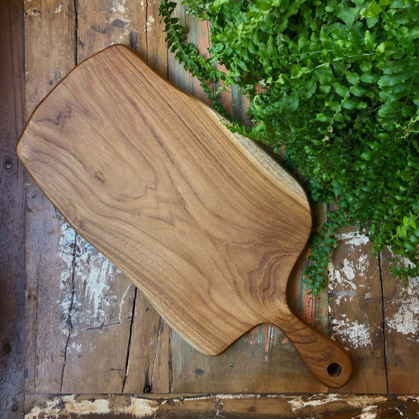 Teak Wood Cutting Board, Curved