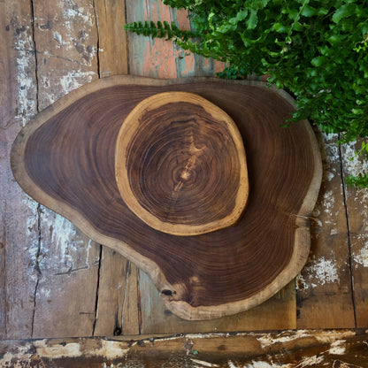 Teak Wood Cutting Board, Round