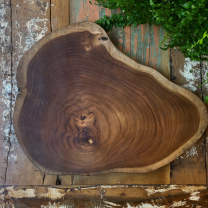 Teak Wood Cutting Board, Round