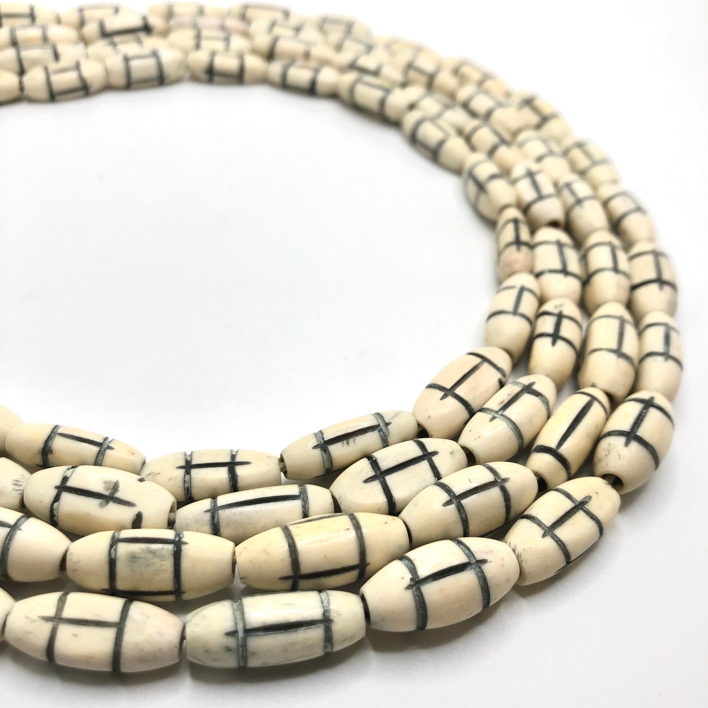 Horn Beads from Indonesia