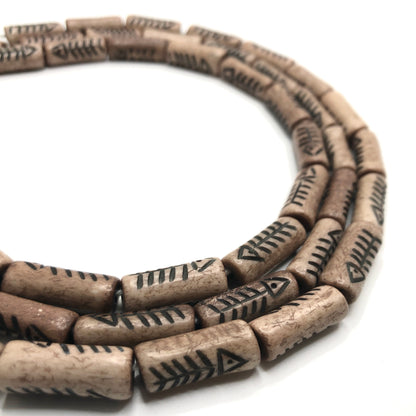 Horn Beads from Indonesia
