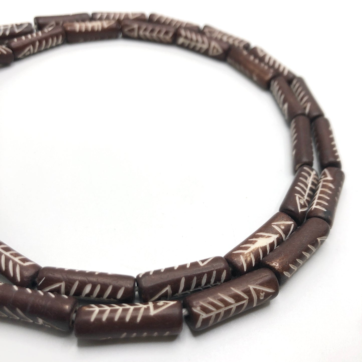 Horn Beads from Indonesia