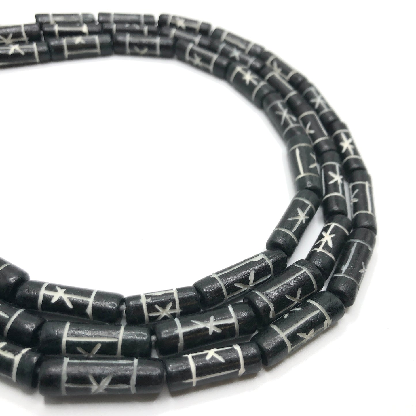 Horn Beads from Indonesia