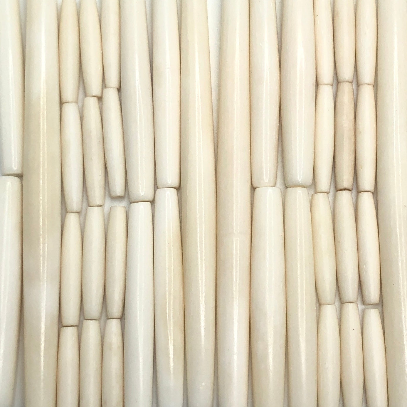 Bone Hair Pipe Beads