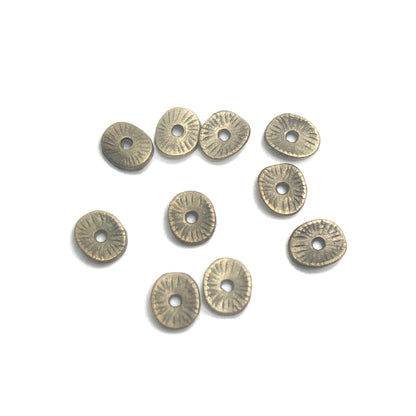 Spacer Bead - Curved Potato Chip AB