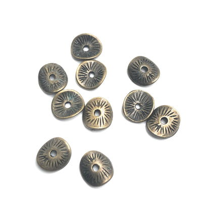 Spacer Bead - Curved Potato Chip AB