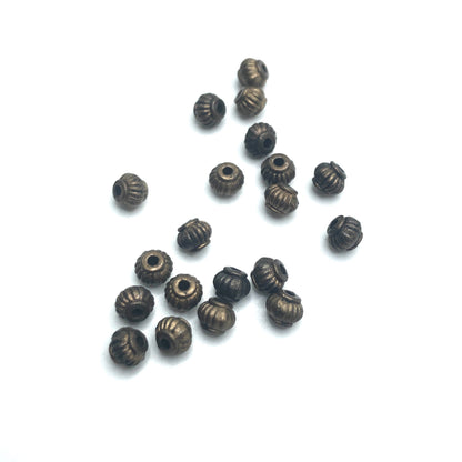 Spacer Bead - Pumpkin Rondelle AB