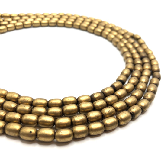 Brass Spacer Bead - Barrel (Large)