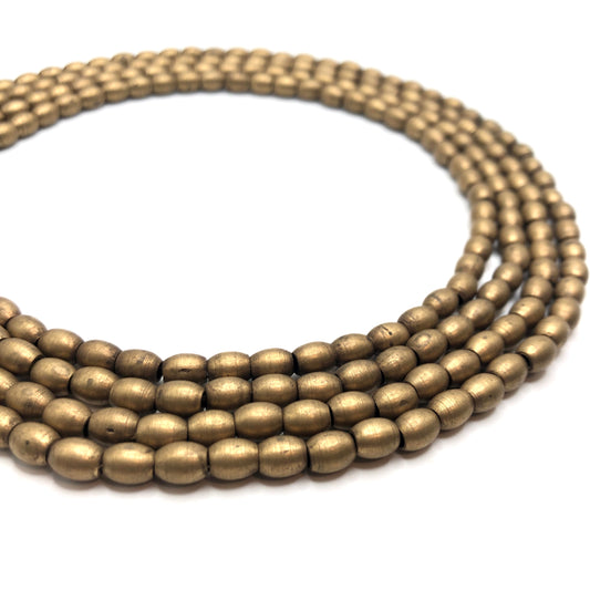 Brass Spacer Bead - Barrel (Medium)