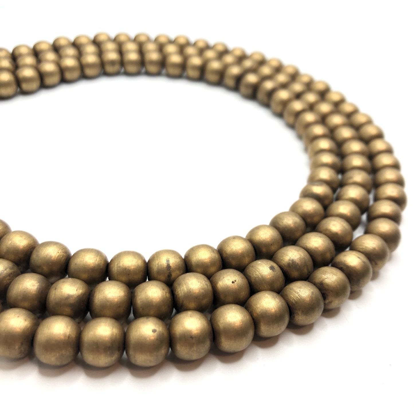 Brass Spacer Bead - Round (8mm)