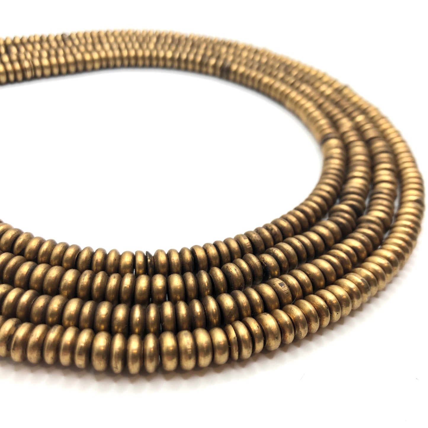 Brass Spacer Bead - Heishi (Thick)