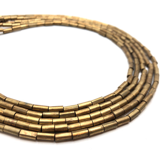 Brass Spacer Bead - Bugle