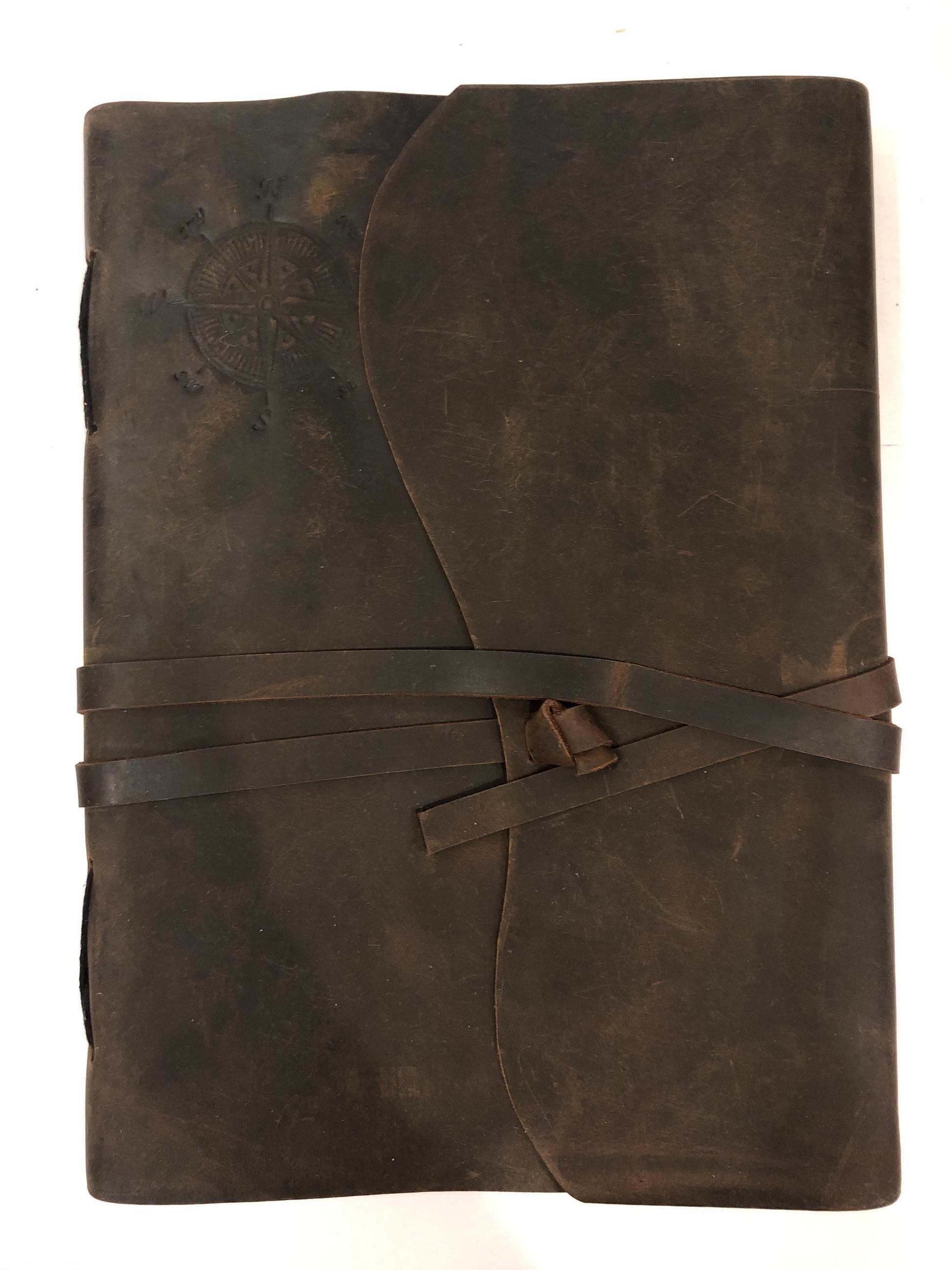 Compass Leather Book - Shakti