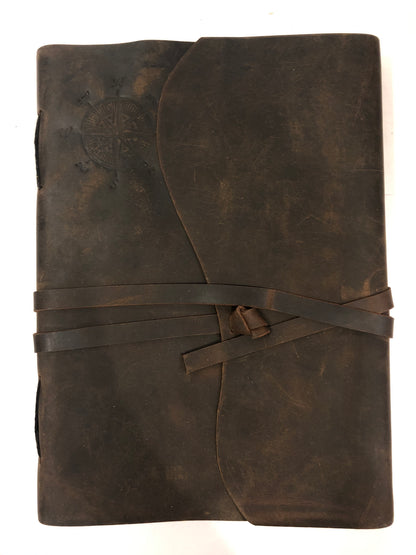 Compass Leather Book - Shakti