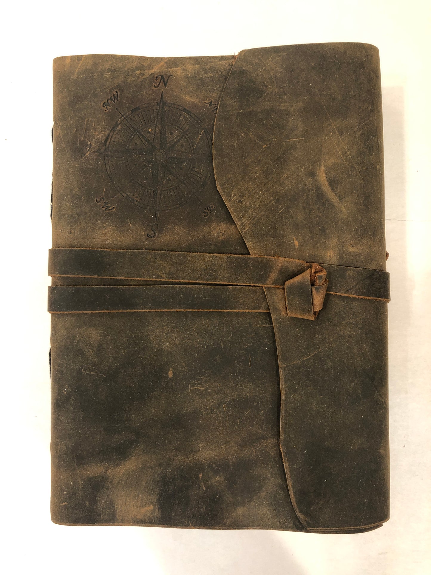 Compass Leather Book - Shakti