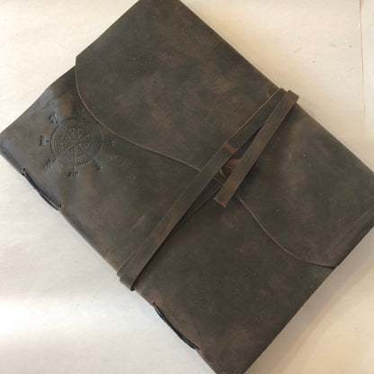 Compass Leather Book - Shakti