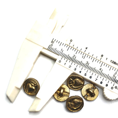 B&C Charms - Button Heart