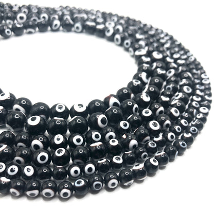 Glass Evil Eye Beads (Various Colours)