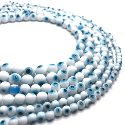 Glass Evil Eye Beads (Various Colours)