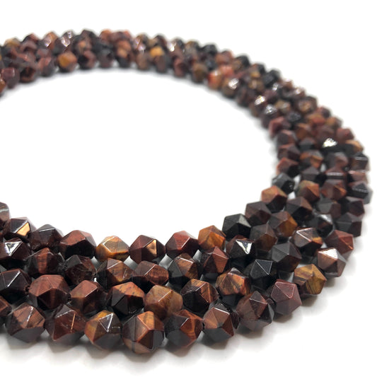 Tiger's Eye (Red) - Star-Cut