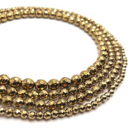 Titanium-Plated Hematite (Gold)
