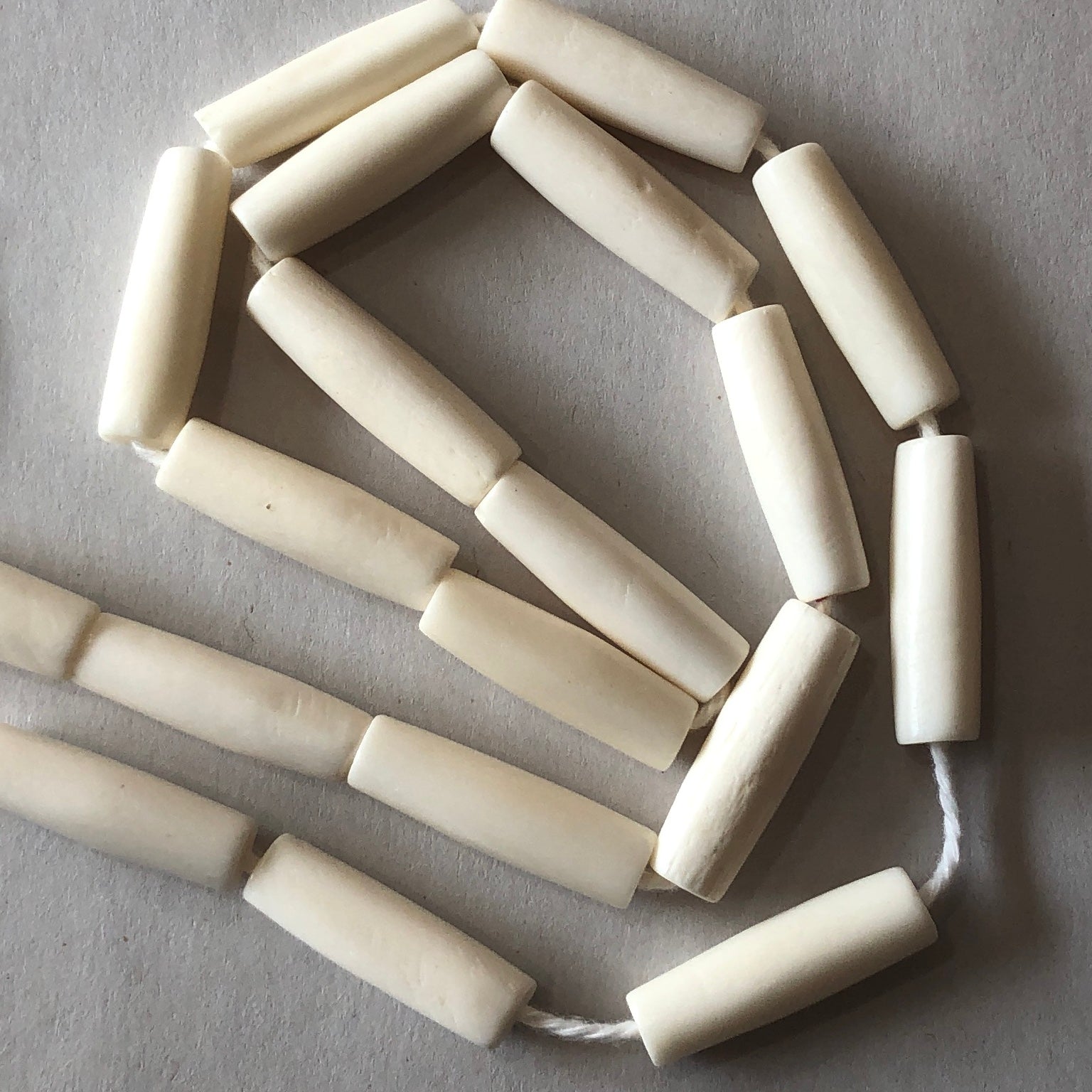 Bone Hairpipe Beads - Shakti