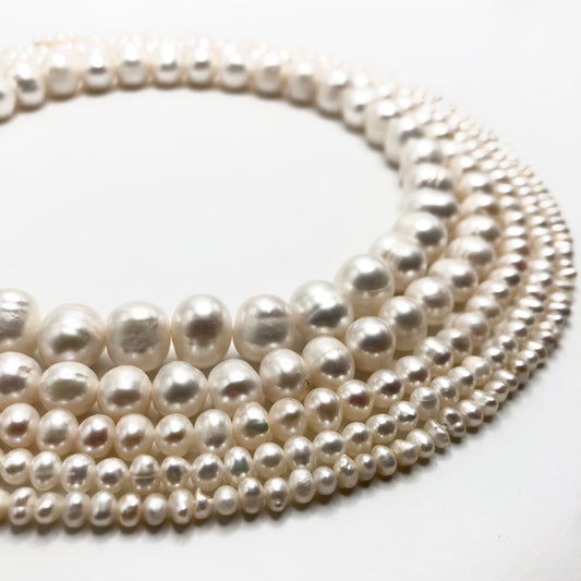 Freshwater Pearl - Potato (White)