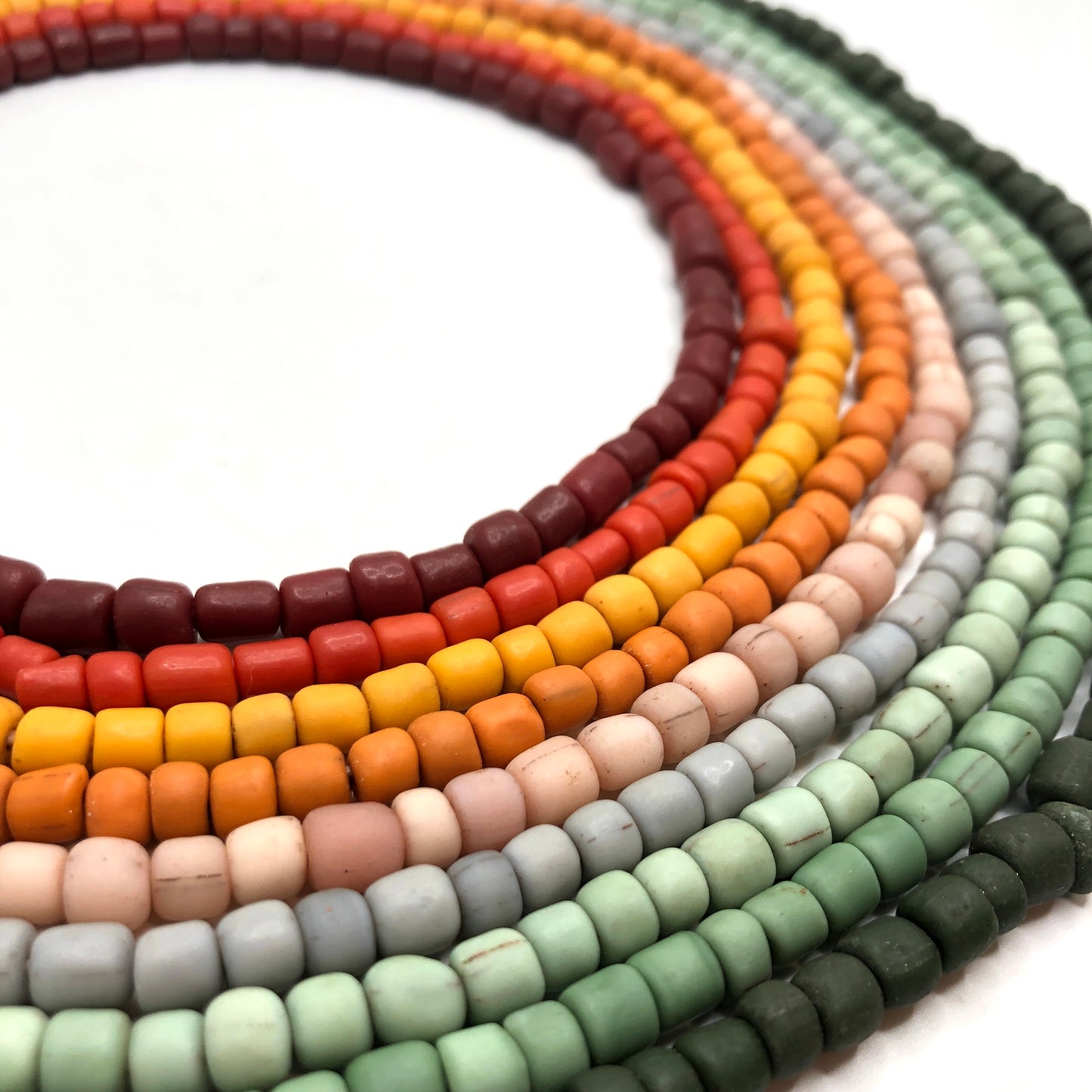 Recycled Glass Beads - Cylin