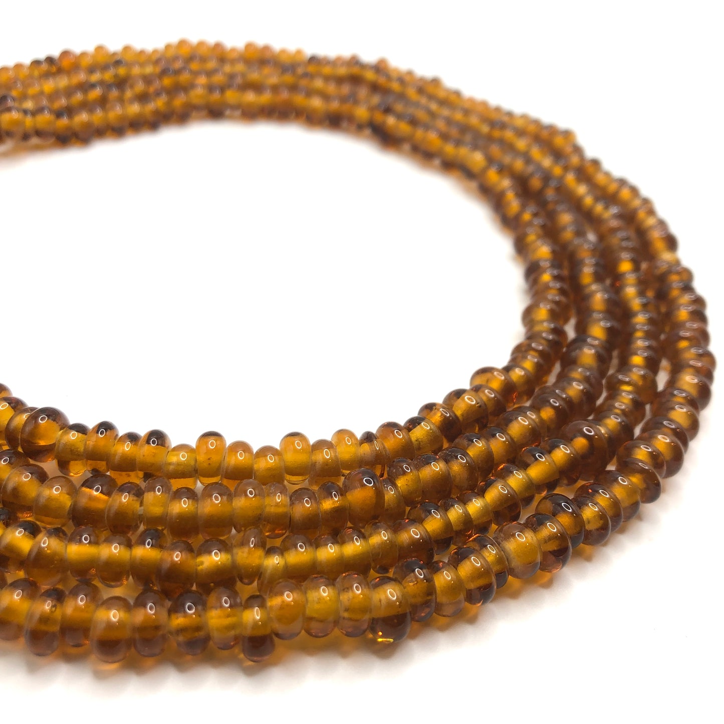 Recycled Glass Beads - Crow
