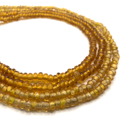 Recycled Glass Beads - Crow
