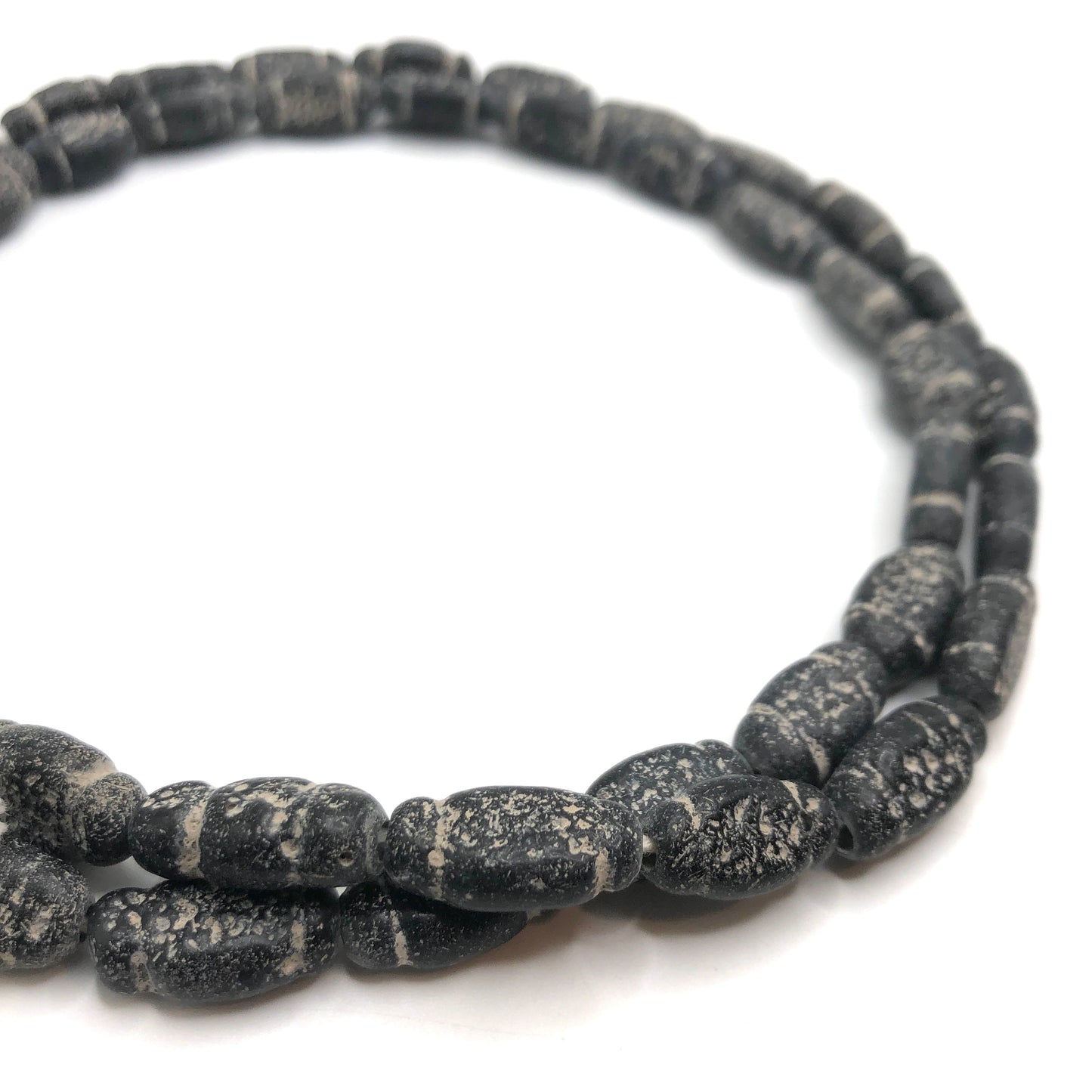 Recycled Glass Beads - Olive