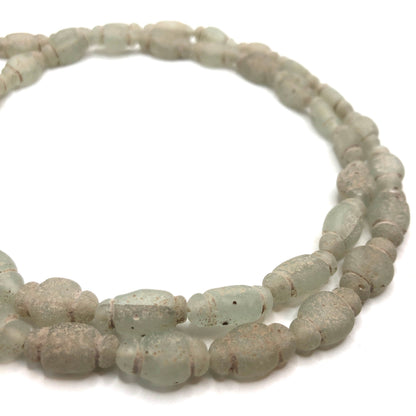Recycled Glass Beads - Olive