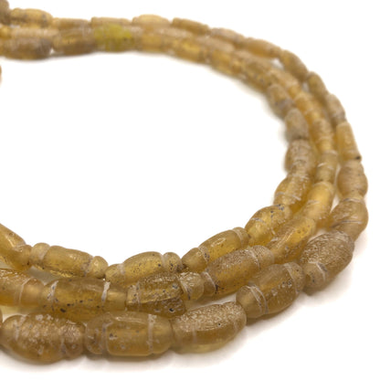 Recycled Glass Beads - Olive