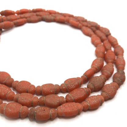 Recycled Glass Beads - Olive