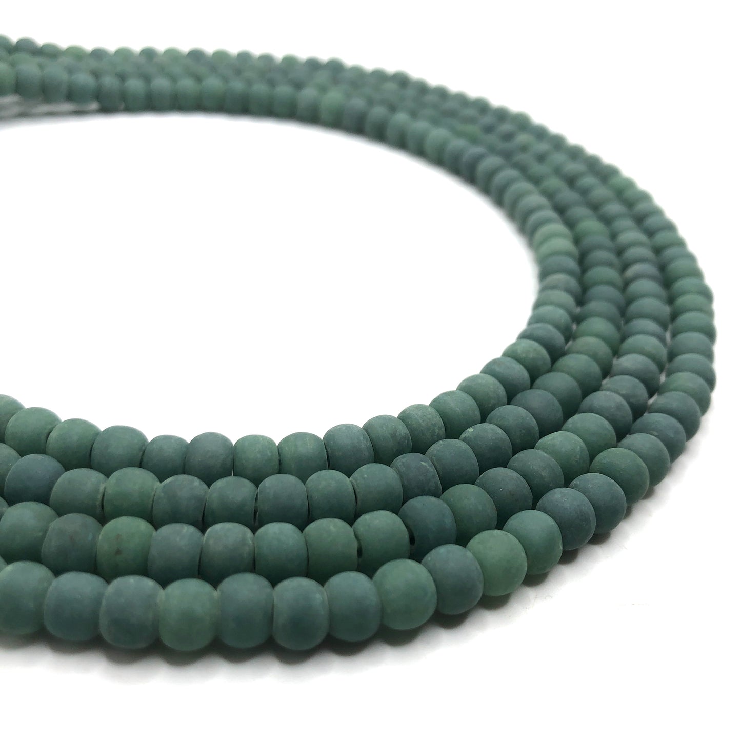 Recycled Glass Beads - Matte