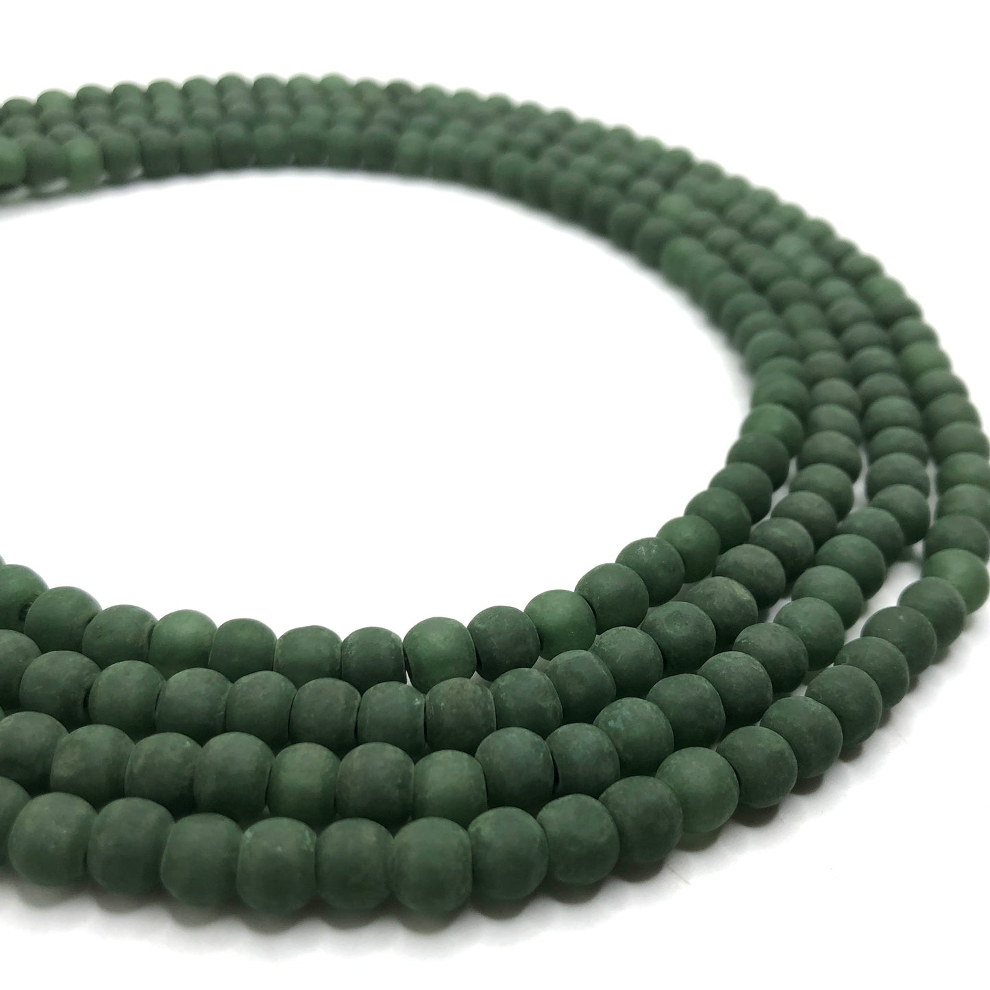 Recycled Glass Beads - Matte