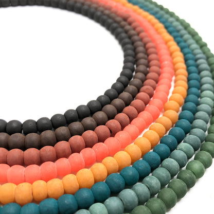 Recycled Glass Beads - Matte