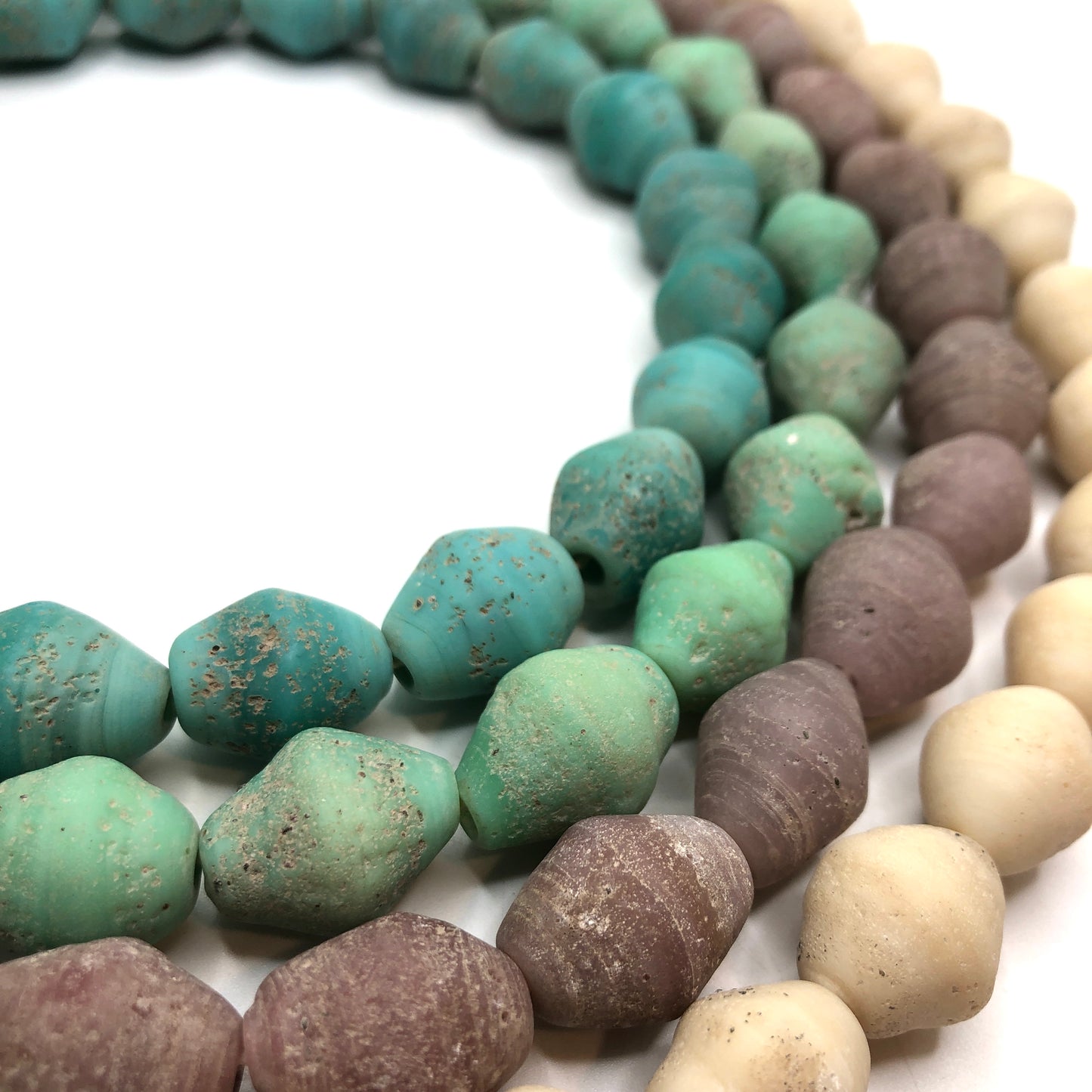 Recycled Glass Beads - Conic