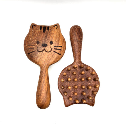 Sandalwood Gua Sha Comb