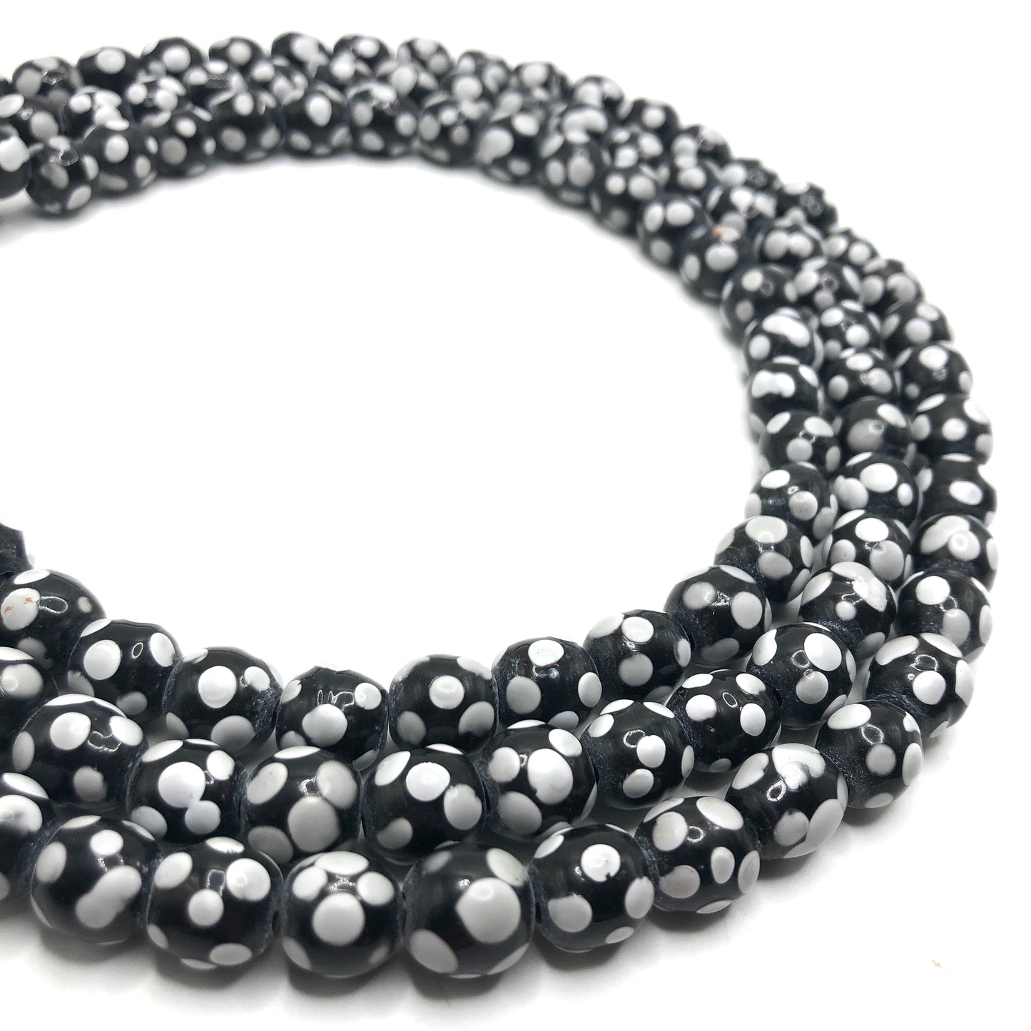 Skunk Beads - Approx. 10mm