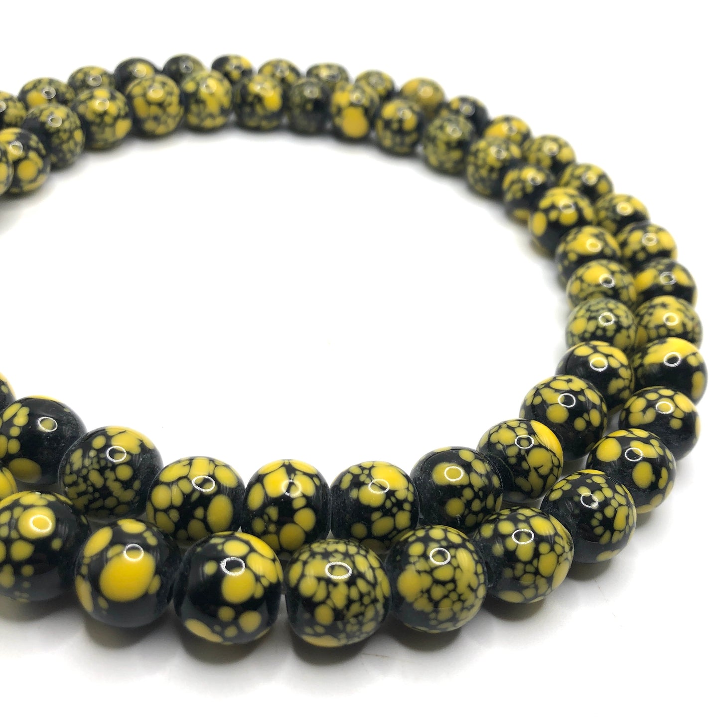 Skunk Beads - Approx. 12mm