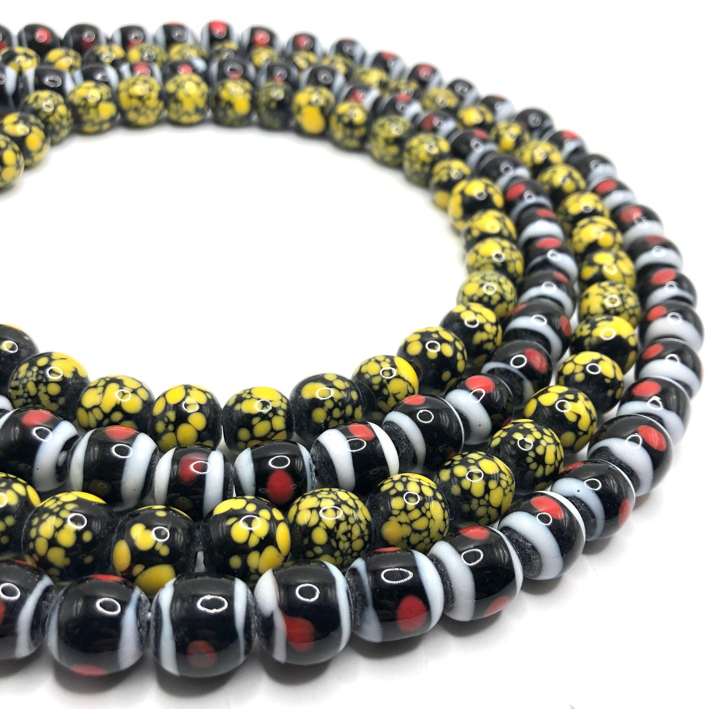 Skunk Beads - Approx. 12mm