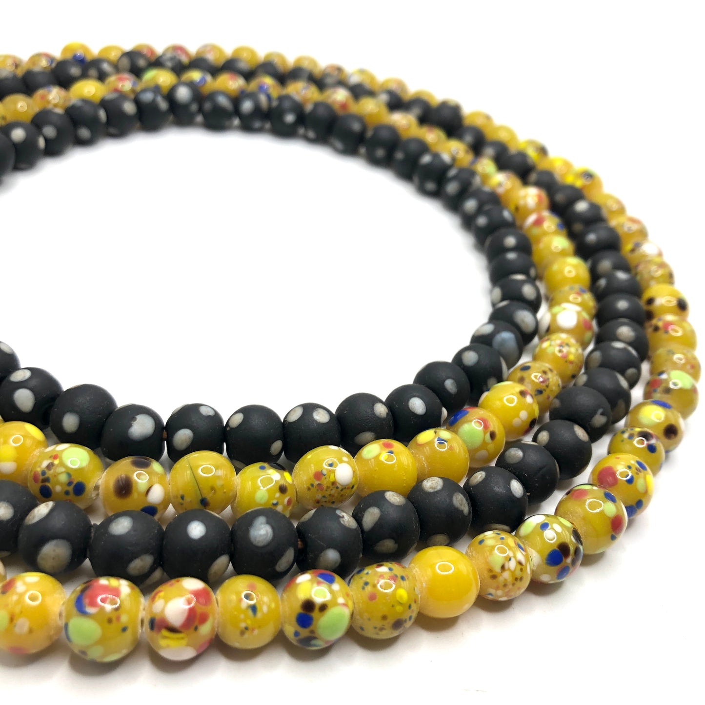 Skunk Beads - Approx. 8mm