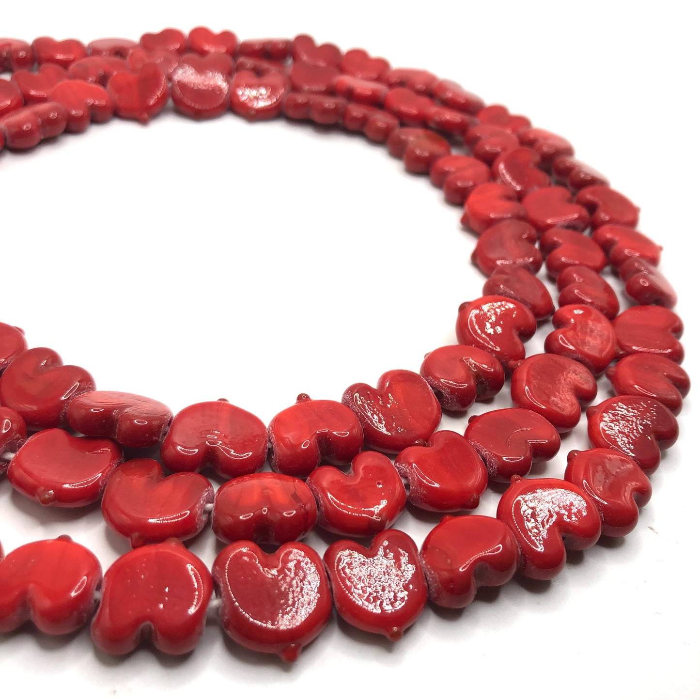Recycled Glass Hearts