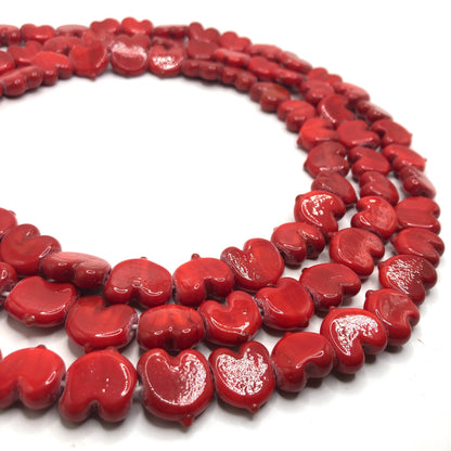 Recycled Glass Hearts